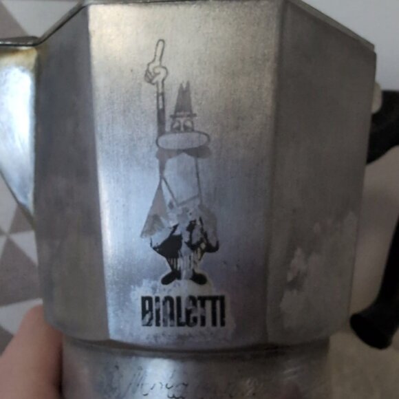 Vintage Alfonso Bialetti Camping Outdoor Utility The Moka Express Coffee Maker - Picture 8 of 10